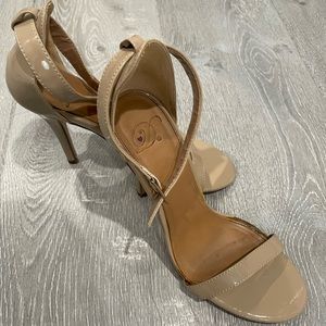 Strappy Nude Heels